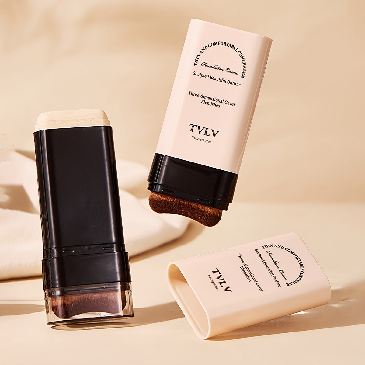 Barra de Maquillaje 2 en 1 (Base + Corrector)