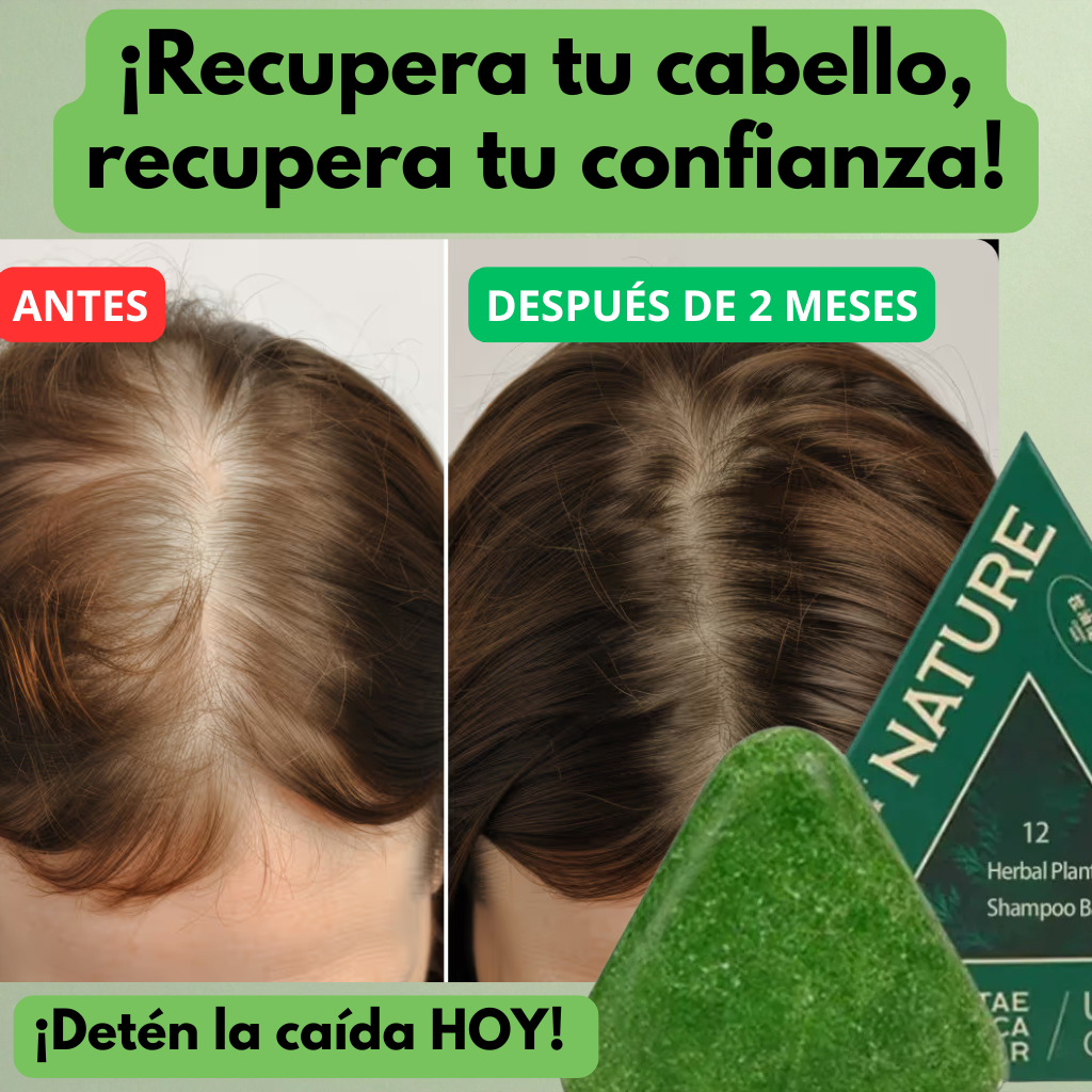 Shampoo en Barra Doble Acción: Crece & Fortalece