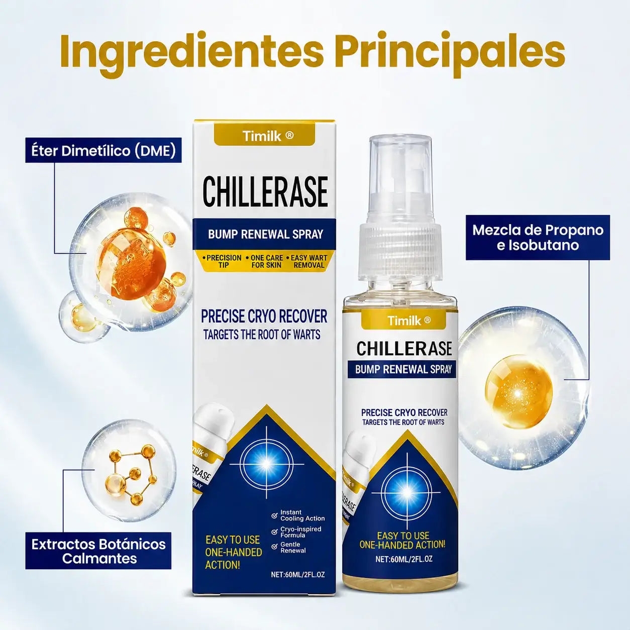 ChillErase Spray de Verrugas